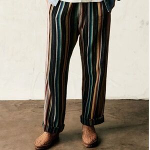 Imogene + Willie fethiye in hand-loomed mesa stripe pant